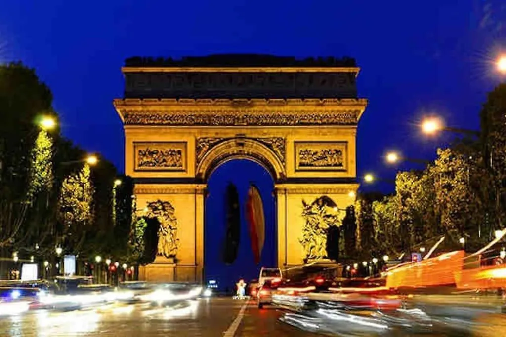 Champs-Elysees Arc De Triomphe Paris 0*,  France
